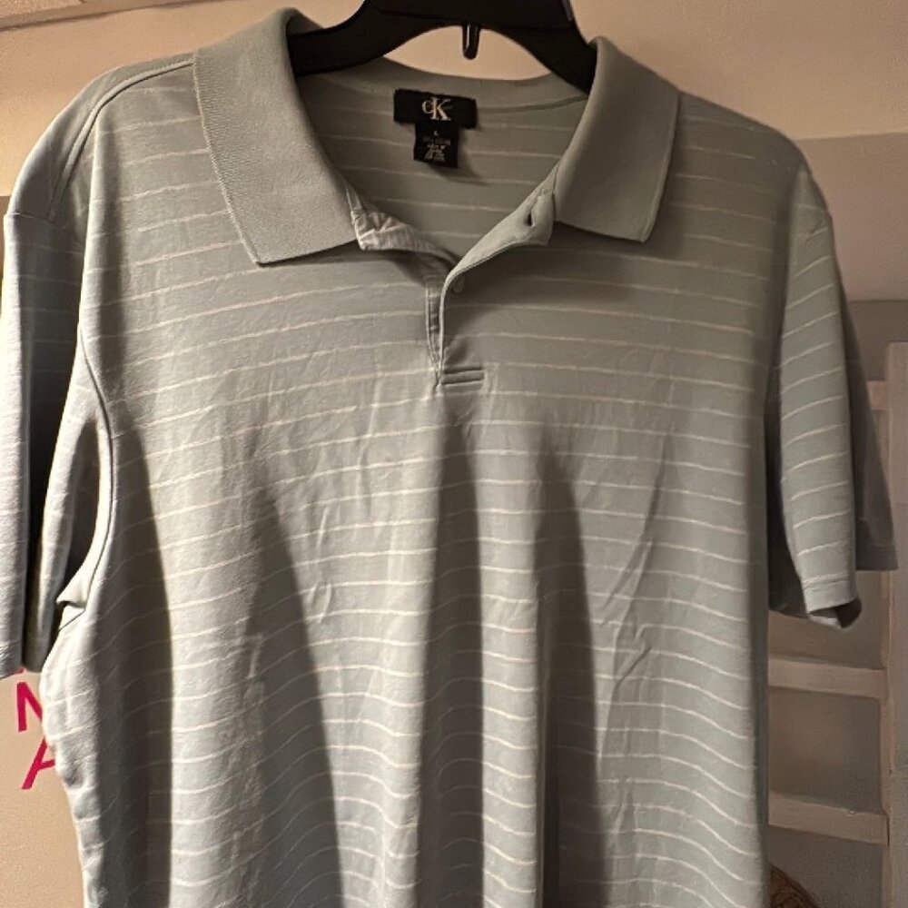 Mens Calvin Klein Dri-Fit Size Large Polo